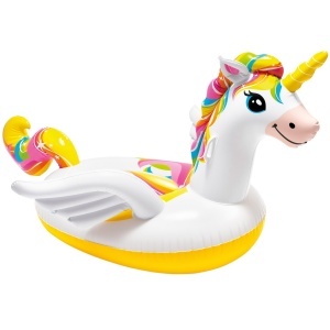 Cavaler de apa Intex 57561NP Unicorn, Vinyl, 2.26 m x 1.73 m