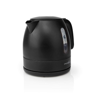Ceainic - 1,0 l - Plastic - Negru - Pivotant 360 de grade - Element de incalzire ascuns - Controler Strix - Protectie la fierbere uscata - Img 5