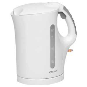 Ceainic Bomannr Ceainic Ceainic 17 L cu oprire automata si manuala Filtru de calcar detasabil max 2200Watt Ceainic alb WK 6079 CB - Img 1