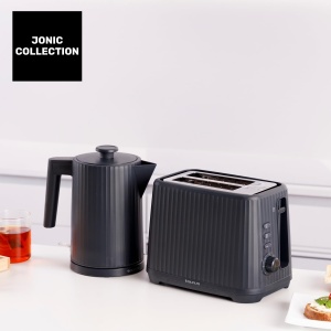 Ceainic electric Taurus Jonic Tea, 2.200 W, 1,7 L, fund rotativ la 360deg, filtru de calcar, oprire automata, indicator de nivel al apei, fara BPA, design ergonomic, suport pentru cablu, negru - Img 10