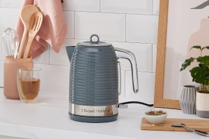 Ceainic Russell Hobbs [1,7l, 2400W] Inspire Grey cu structura lucioasa de inalta calitate (functie de gatit sub presiune, filtru de calcar detasabil, indicator de nivel al apei, capac detasabil) Ceainic 24363-70 - Img 2