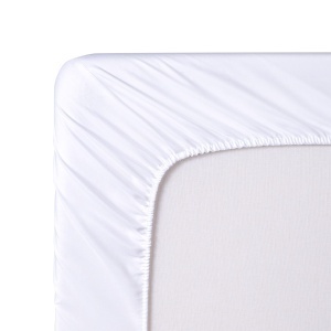Cearceaf elastic din microfibra, extra moale, 80 x 190200 cm, Alb - Img 3