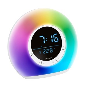 Ceas desteptator cu lumina naturala Grundig Tageslichtwecker, radio, Bluetooth, alb - Img 4