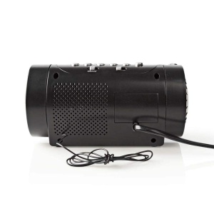 Ceas desteptator NEDIS cu proiectie LED, 2 alarme, negru - Img 3