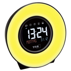 Ceas desteptator TFA Dostmann 60.2023.02 cu lumina de atmosfera si sunete naturale - Img 4