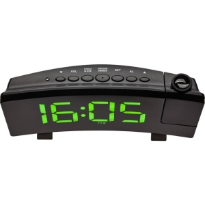 Ceas desteptator TFA Dostmann 60.5015.04 cu Proiectie, Radio FM, 2 Alarme, Negru - Img 4