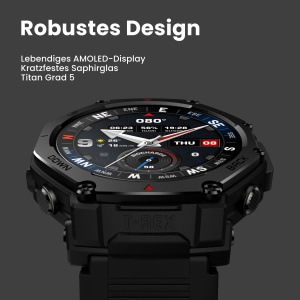 Ceas inteligent Amazfit T-Rex 3 Pro 48mm AMOLED, GPS Dualband, 180 Sportmodi - Img 2