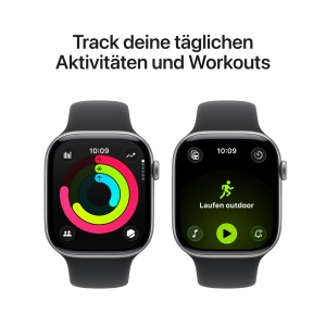 Ceas inteligent Apple Watch Series 11 GPS 46 mm, Aluminium, Space Grau, Negru - Img 3