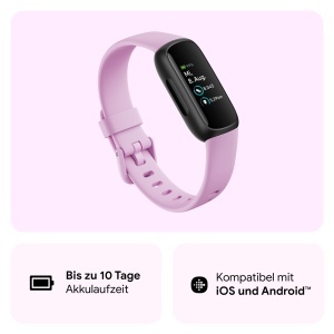 Ceas inteligent Google Fitbit Inspire 3, NegruLila, Monitorizare sanatate, 10 zile autonomie - Img 3