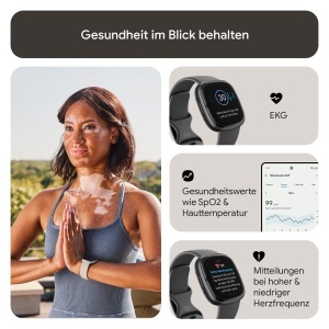 Ceas inteligent Google Fitbit Sense 2 - GPS, monitorizare stres, EKG - Img 5