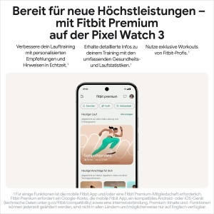 Ceas inteligent Google Pixel Watch 3, 45 mm, urmarire ritm cardiac, negru mat - Img 6