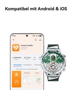 Ceas inteligent HUAWEI Watch Ultimate 2, 150m adancime, eSIM, culoare verde - Img 9