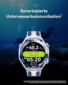 Ceas inteligent HUAWEI Watch Ultimate 2, GPS, 20 ATM, eSIM, Negru - Img 2