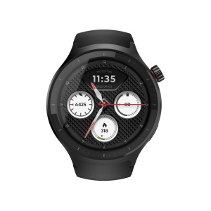Ceas inteligent Motorola Moto Polar negru, 47 mm, cu GPS si autonomie de 13 zile