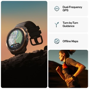 Ceas inteligent Polar Grit X2, AMOLED, GPS, Saphir - Img 3