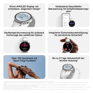 Ceas inteligent Xiaomi Watch S4, 41mm, 32g, Mint - Img 2