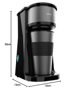 Cecotec Aparat de cafea cu termos Coffee 66 Drop & Go 700 W, capacitate 420 ml, gura de scurgere etansa, filtru permanent sau filtru de hartie, functie de oprire automata, recipient cu fereastra - Img 10