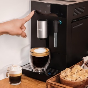 Cecotec Cumbia Cremmaet Aparat de cafea compact superautomat cu abur 1350 W 19 bar Thermoblock Plug Play Cafea personalizata 5 macinari autocuratare g - Img 3