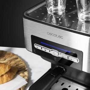 Cecotec Cumbia Power Espresso 20 Barista Aromax Aparat de cafea Putere 2900 W 2 sisteme de incalzire pompa de presiune de 20 bari manometru suport fil - Img 5