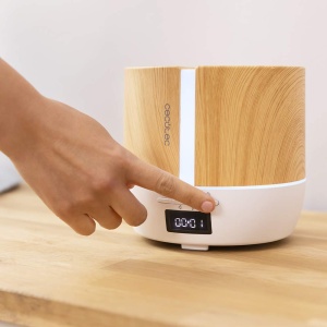Cecotec PureAroma 550 Connected White Woody. Capacitate de 500 ml, ecran LED, difuzor, control Bluetooth, aplicatie, cronometru de 12 ore, 3 moduri de operare, acoperire de 30 m2 - Img 6