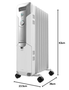 Cecotec ReadyWarm 7000 Space Radiator Electric 1500W 7 Elemente 3 Trepte de Putere - Img 9