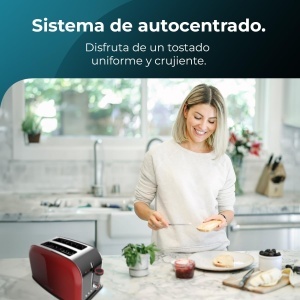 Cecotec Toaster Toastin Time 850W Red Lite Functie Dezghetare - Img 9