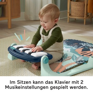 Centru de joaca Fisher-Price cu pian muzical, marine, pentru bebelusi - Img 4