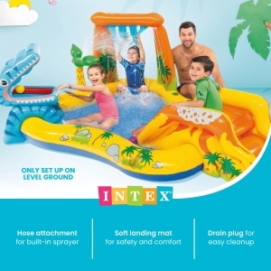Centru de Joaca Inflabil Intex 57444NP, Dinosaurier, 310L, 249x191x109 cm - Img 5