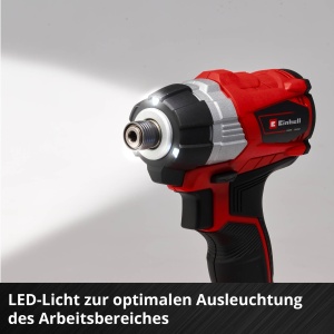 Cheie de impact cu acumulator Einhell Professional TP-CI 18 Li BL-Solo Power X-Change (18 V, 180 Nm, fara perii, montare cu soclu hexagonal, control al vitezei, lumina LED, fara baterie) - Img 7