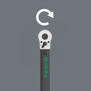 Cheie dinamometrica Wera Click-Torque C 3, 40-200 Nm, 12, negru-verde - Img 3