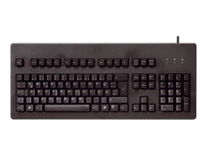 CHERRY G80-3000, tastatura mecanica cu fir, aspect german (QWERTZ), port USB, robust, taste programabile, comutatoare MX BLACK, negru - Img 3