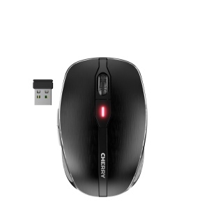 CHERRY MW 8C ADVANCED mouse wireless conexiune prin Bluetooth sau radio 24 GHz rezolutie reglabila in 4 trepte de pana la 3000 dpi reincarcabil negru