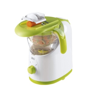 Chicco Easy Meal Meal Cooker, aparat multifunctional de mancare pentru bebelusi pentru intarcare, blender si incalzitor de alimente, cu aburi si razatoare expres, amestecare, tocare, reincalzire si dezghetare - Img 7