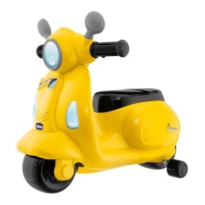 Chicco Vespa Primavera pentru copii 1-3 ani galben cu lumini si sunete