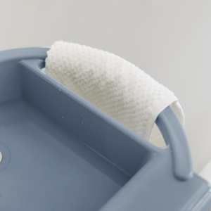Chiuveta pentru copii Rotho Babydesign Kiddy Wash, albastra, cu oglinda integrata - Img 5