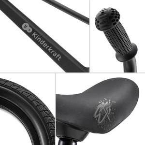 Ciclism pentru copii Kinderkraft ETER, 12 inch, 35 kg, design sportiv, negru - Img 9