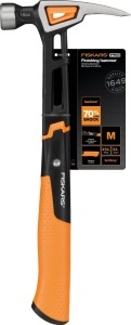 Ciocan cu dinti Fiskars IsoCore M, 34 cm, 0,82 kg, NegruPortocaliu - Img 6
