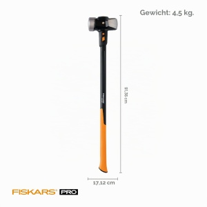 Ciocan demolator Fiskars ISOCORE 8 LB, 91,4 cm, otel premium, design ergonomic - Img 6