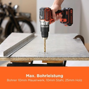 Ciocan rotopercutor BLACKDECKER BL188KB-QW, 18V, 28000 RPM, 52 Nm, 2 acumulatori - Img 9