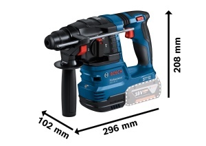 Ciocan rotopercutor Bosch Professional GBH 18V-22 18V 2 acumulatori 40Ah incarcator rapid L-BOXX - Img 5