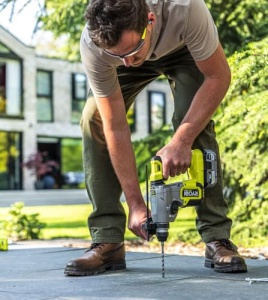 Ciocan rotopercutor RYOBI R18SDS-0, 18V, 1,3 J, SDS-plus - Img 2