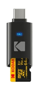 Cititor microSD Kodak for Creators DDR225 USB-C 3.2 Gen1, 200 MBs, Compact - Img 3