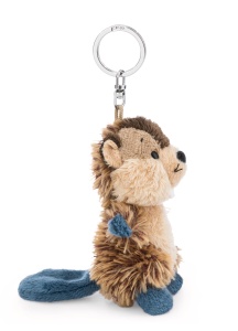 Clematis cu Plush Harry Woodsnacker 10cm - maro - Accesoriu vesel pentru rucsac sau geanta - Img 2