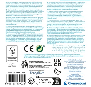 Clementoni Clemmy 17902 Cub senzorial cu 4 blocuri moi pentru copii 6-36 luni - Img 4