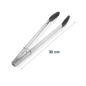 Cleste de Bucatarie Lacor 63929 din Otel Inoxidabil si Silicon, 30 cm, Negru - Img 2
