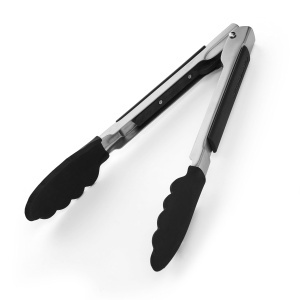 Cleste din inox KitchenAid, 23 cm, cu varfuri din silicon, rezistent la caldura - Img 8