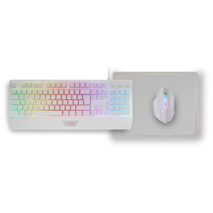 Combo Gaming 3in1 Mars Gaming MCP124, Tastatura Ergonomica RGB, Maus 3200 DPI, Mousepad Nanotextil - Img 6