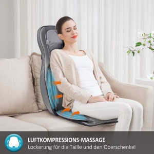 COMFIER Shiatsu Massagesitzauflage cu masaj Shiatsu rulare vibratii si aer comprimat functie de incalzire - Img 4