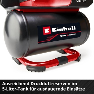 Compresor de aer Einhell TE-AC 1875 Li, 5 l, 8 bar, portabil - Img 6