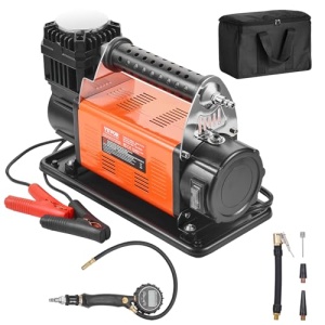 Compresor de aer pentru sarcini grele VEVOR 12V - cu manometru digital kit de umflare a anvelopelor umflat portabil pentru anvelope de 706 CFM pompa d - Img 10